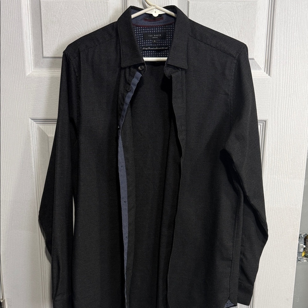 Ted Baker London Black Casual Button Down Shirt